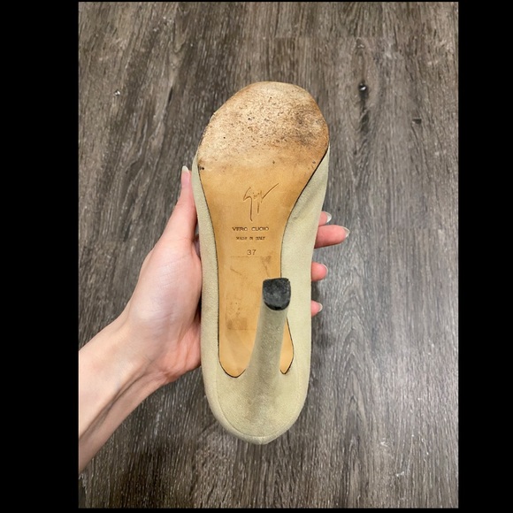 Guiseppe Zanotti Suede Sandals / Heels - Size 37 / 7.5 - Picture 5 of 5